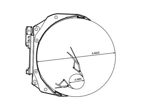 Acessório para Empilhador Bolzoni Paper Roll Clamp #5