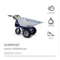 Carrinho de Mão Motorizado Zallys DUMPER-JET & JET L #1